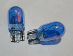 T20 2 x Bluish Silver HID Globe Bulb 6000K 7443 12V 21W/5W