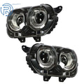 Set of 2 Headlights for Dodge Challenger (2015–2018) Left+Right Black Halogen