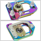 2X Adjustable Camber/Caster Plates for Ford Mustang (1979–1989) Neo Chrome