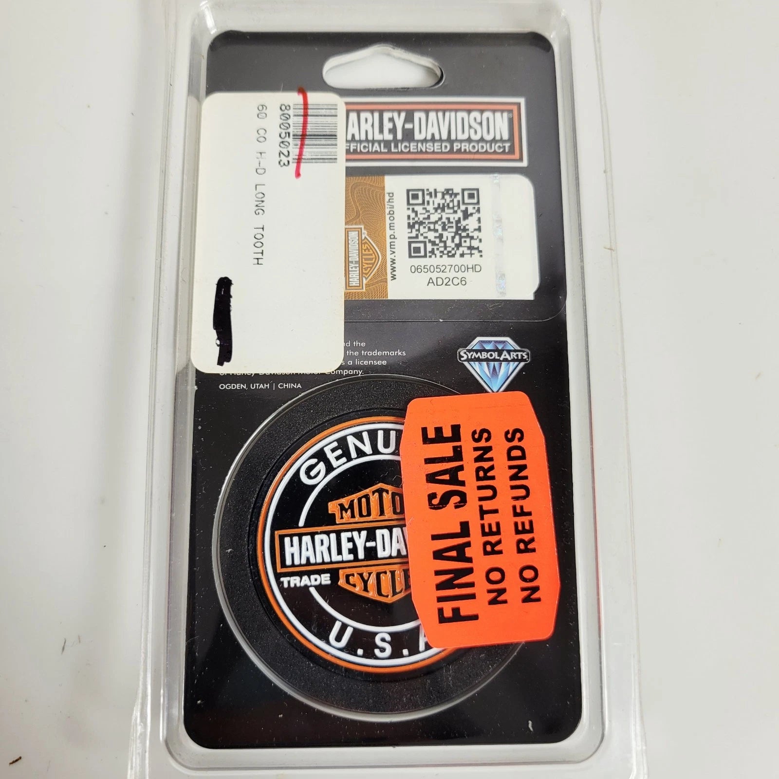 Skull Challenge Coin for Harley-Davidson (1.75 in, Black, 8005023)