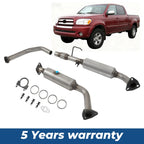 2X Exhaust Catalytic Converter for Toyota Tundra (2003–2004) 4.7L V8 Left Right