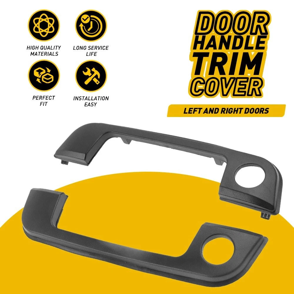 Set of 2 Exterior Door Handle Trim Covers for BMW E36 E34 Z3 323i (1986–1999)