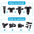 8mm Clips for Nissan Patrol (1997–2022) Inner Guard Liner Grille Retainer