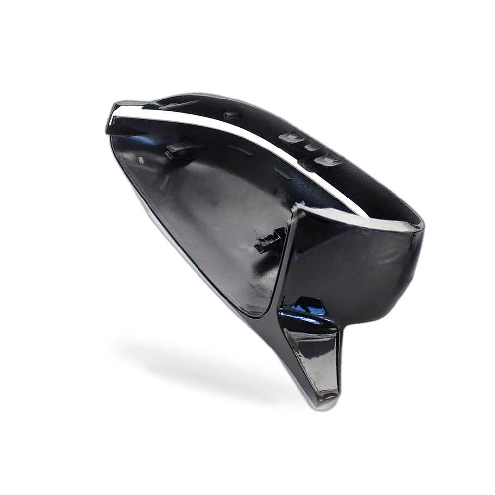 Gloss Black Bullhorn Side Mirror Cover for BMW G20 (2019–2023)
