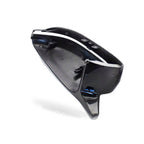 Gloss Black Bullhorn Side Mirror Cover for BMW G20 (2019–2023)