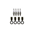 Set of 4 Denso Double Platinum Spark Plugs & NGK Coil Boots for Compass (2017–2023)