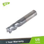1/2" Carbide End Mill 4 Flute .030 Radius 1-1/4" Cut 3" Overall Length