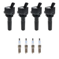 Set of 4 Ignition Coils & Spark Plugs for GMC Canyon (2004–2012)