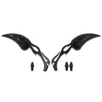 Teardrop Flame Mirror for Harley Softail Fatboy Sportster
