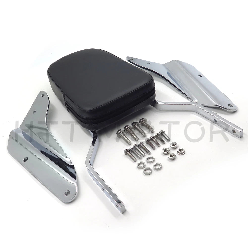 Chrome Skull Backrest Sissy Bar for Honda Magna VF250 (1995–2006) VF750 (1994–2003)