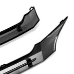 Set of 2 Front Upper & Center Grilles for Ford Edge (2011-2014) Black Painted