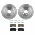 Rear Brake Disc Rotors and Pads Kit for Hyundai Veracruz (2007–2010)