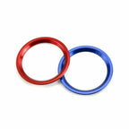 Red Aluminum Keyless Start Button Trim for Audi A4 A5 A7 (2013-2019)