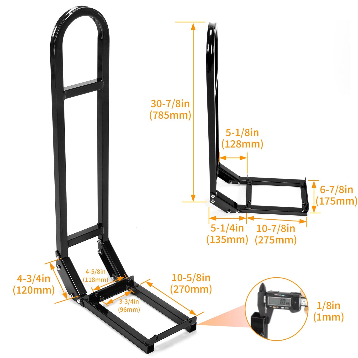 Universal Rear Seat Safety Grab Bar for EZGO, Club Car, Yamaha (Fits All)