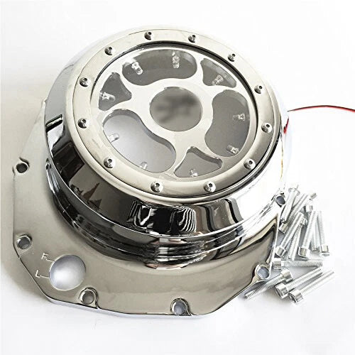 Blue LED Engine Clutch Cover for Suzuki GSX1300R Hayabusa (2008–2020)
