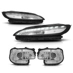 LED Daytime Running Lamps Projector Headlights for Jeep Cherokee (2014–2018)