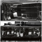 Smoked Headlights + Amber Corner Lamps for GMC C10 C/K Pickup (1994–2000)