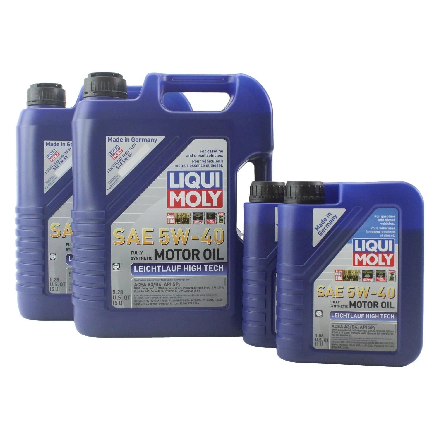 Oil Change Kit 12L Liqui Moly Leichtlauf 5W40 for Audi CEJA/CTNA