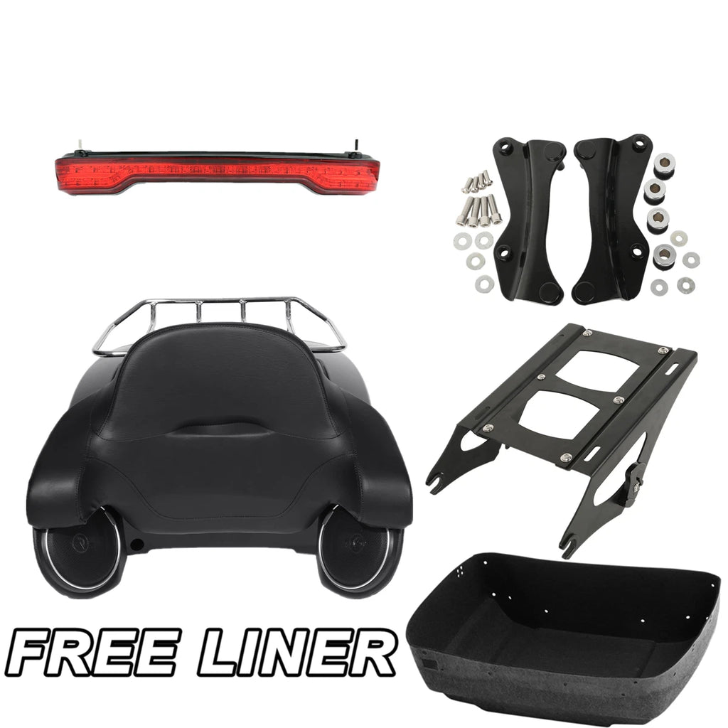 Trunk Pad Light Rack Speakers for Harley Electra Glide (2014–2026)