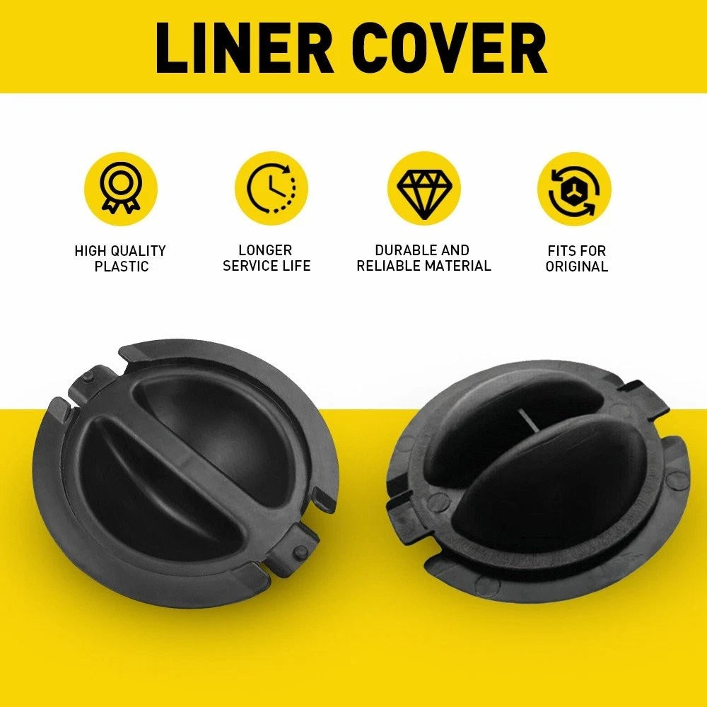 2X Fender Liner Cover for Jeep Grand Cherokee (2011–2017) Black