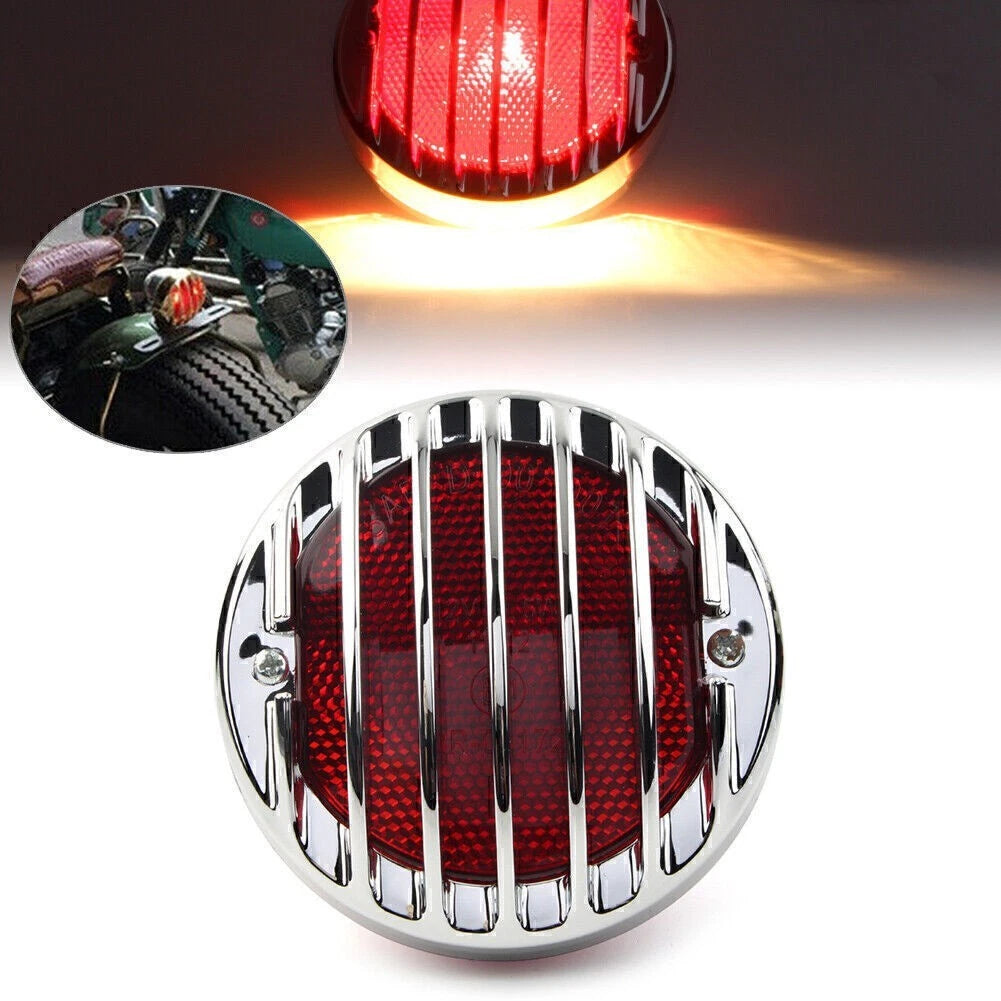Chrome Tail Brake Light for Harley Bobber (Custom Chopper)