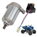 Starter & Starter Relay Solenoid for Yamaha Big Bear 350 YFM350U 1996–1998