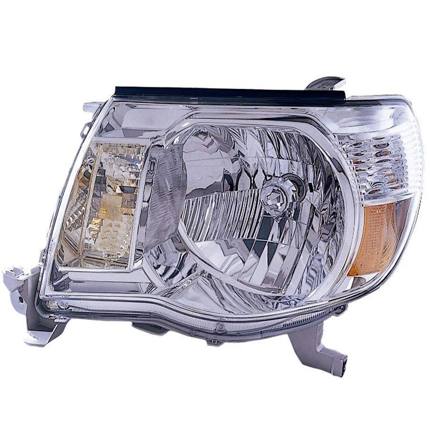 Head Light Assembly Replacement Clear Chrome Driver Side for Toyota Corolla (2010–2019)