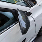 Add-on Horn Style Side Mirror Cover Caps for Nissan Sentra (2024–2024) Glossy Black