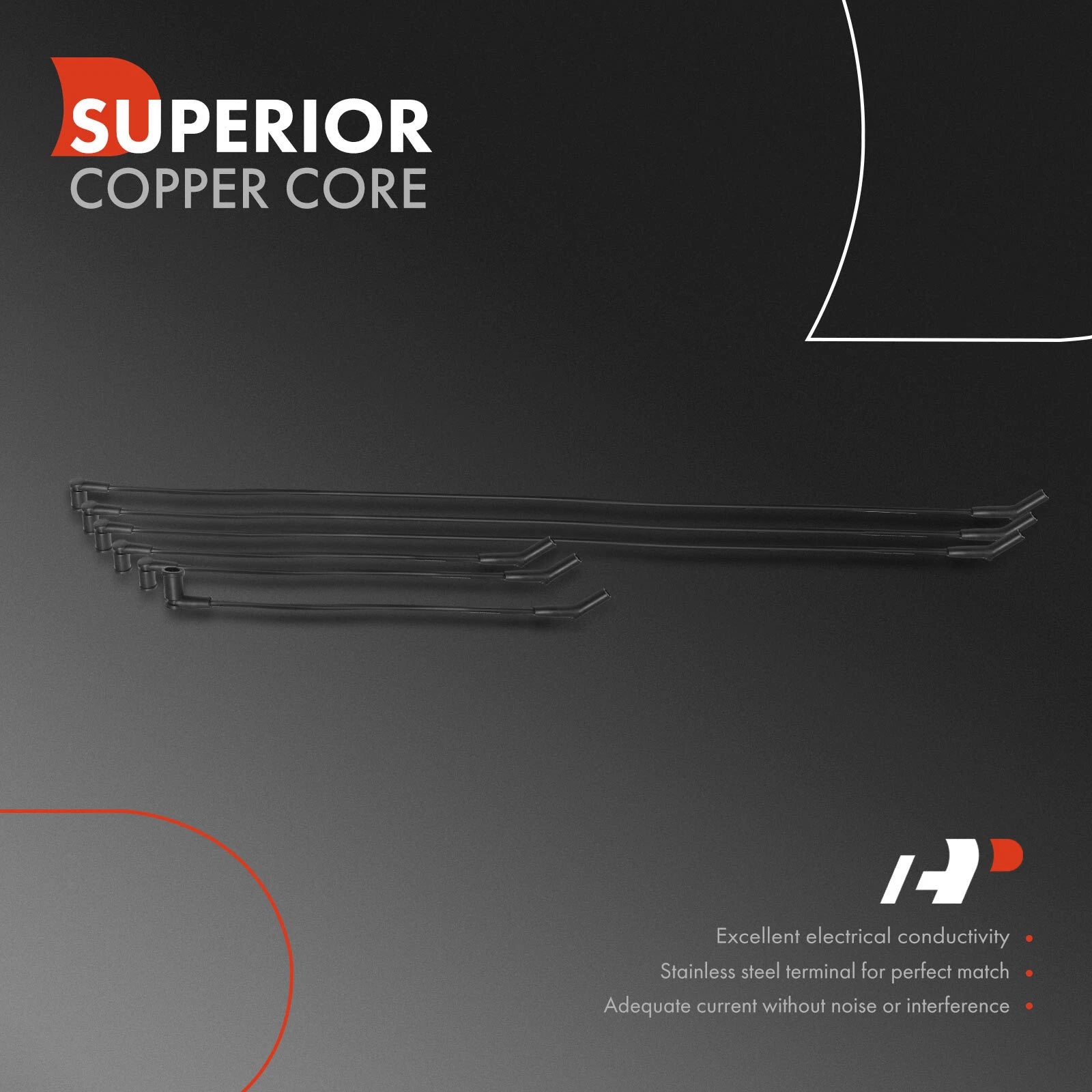 6x Spark Plug Wire Set for Ford F-150 (2001-2008)