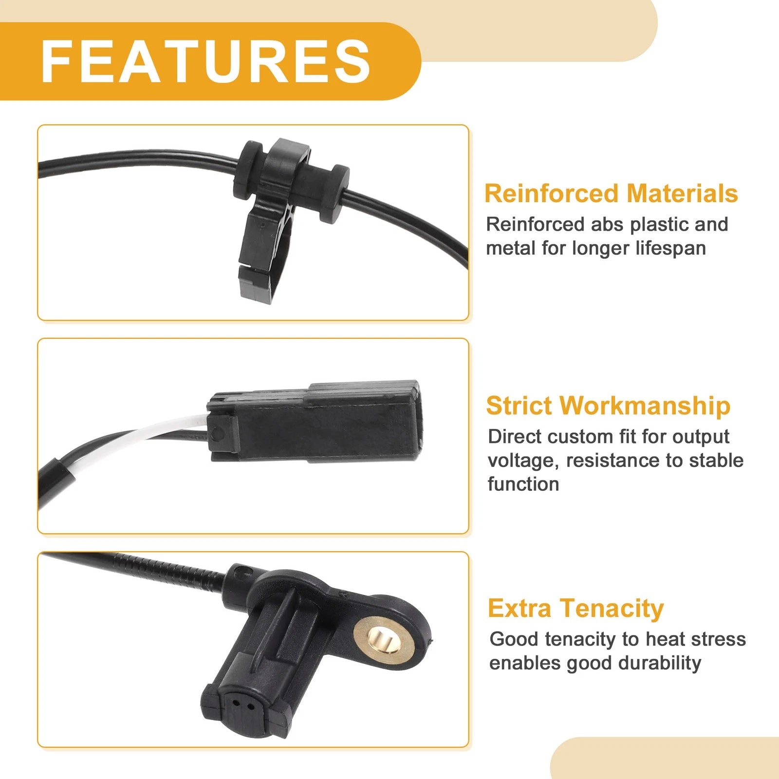 ABS Wheel Speed Sensor No. 5L8Z2C190AA for Ford Escape (2001–2007) Rear Right