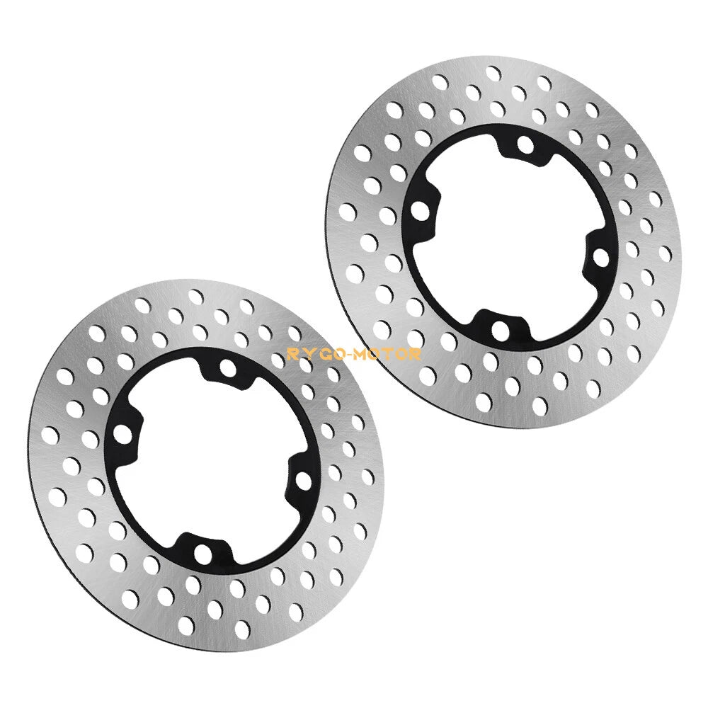 2X Front Brake Disc Rotors for Yamaha Grizzly 350 400 450 (2007–2014)