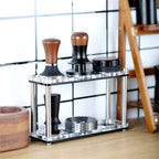 Coffee Tools Organizer Stand - 2 Layer Design for Home Baristas