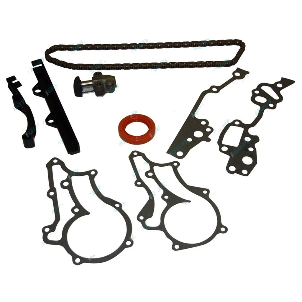 Engine Timing Chain Tensioner Gasket Seal & Guides Kit for Toyota 22R 22RE