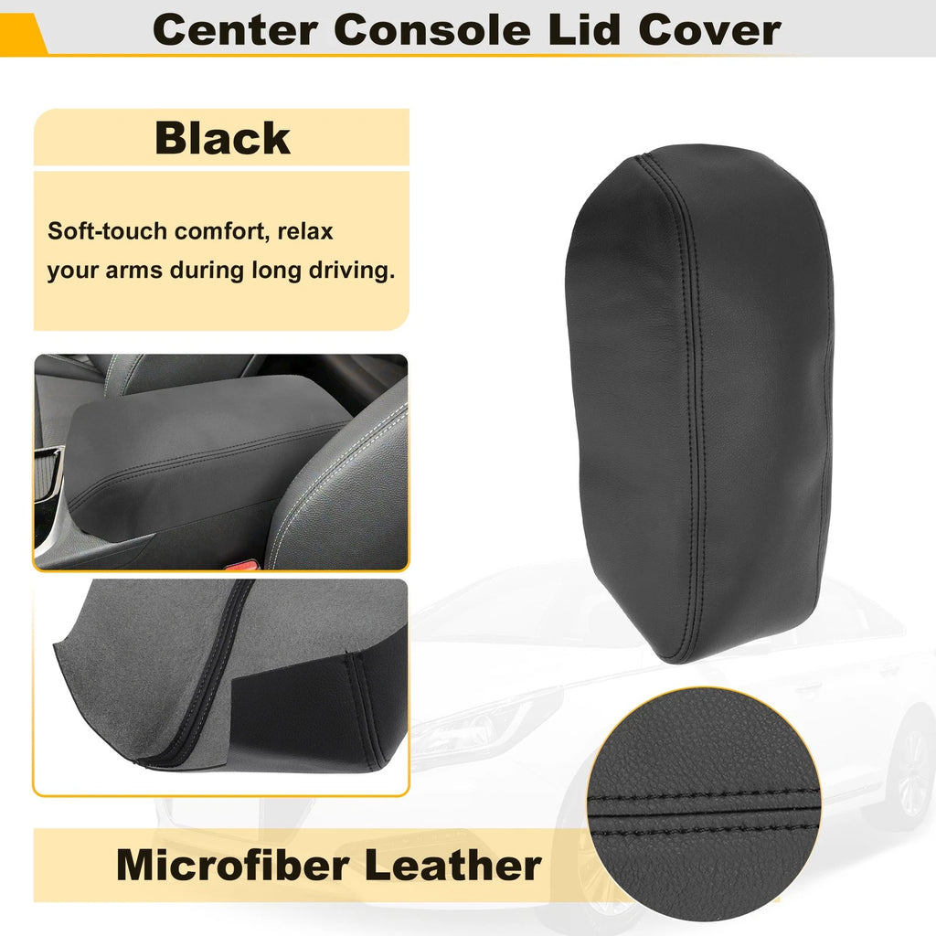Center Console Arm Rest Lid Cover for Hyundai Sonata (2015–2019)