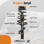 4PC Complete Shocks Struts Suspension Kit for Lexus ES300 Toyota Camry (2002–2003)