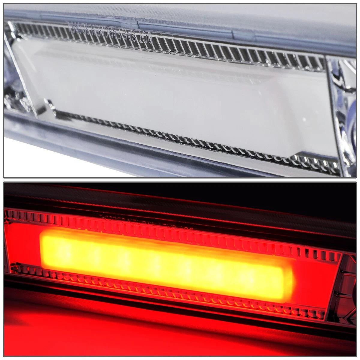 3D LED Bar for Jeep Commander (2006–2010) Rear Third Tail Brake Light Chrome