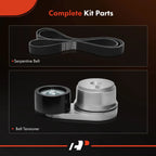 2X Serpentine Belt Drive Component Kit for Ford LLA9000