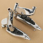 Chrome Passenger Footpeg for Harley Sportster XL 883 1200 (2004–2013)