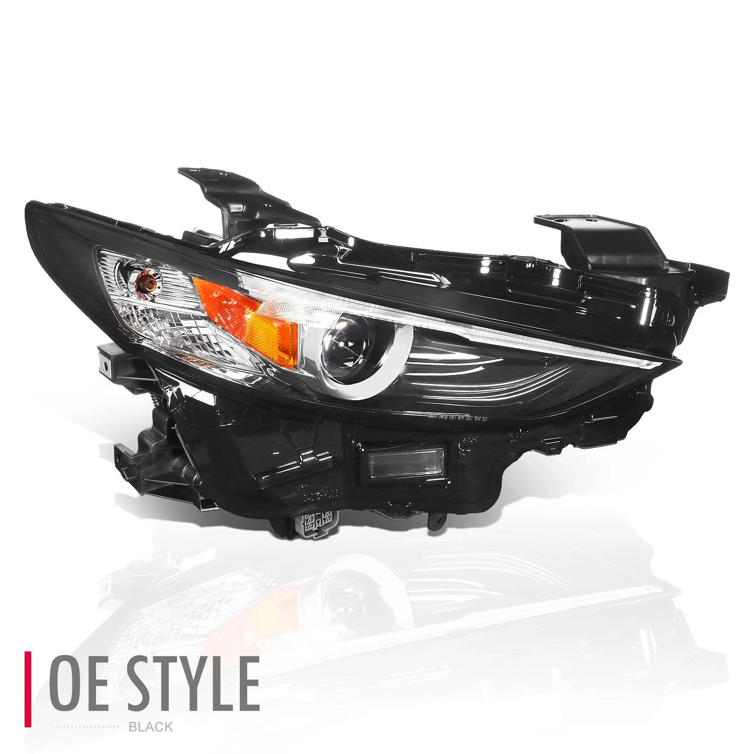 1pc OE Style Projector Headlight Lamp Assembly for Mazda 3 (2019–2021)