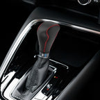 Gear Shifting Knob Cover Trim for Nissan Versa (2013–2016) Black Red