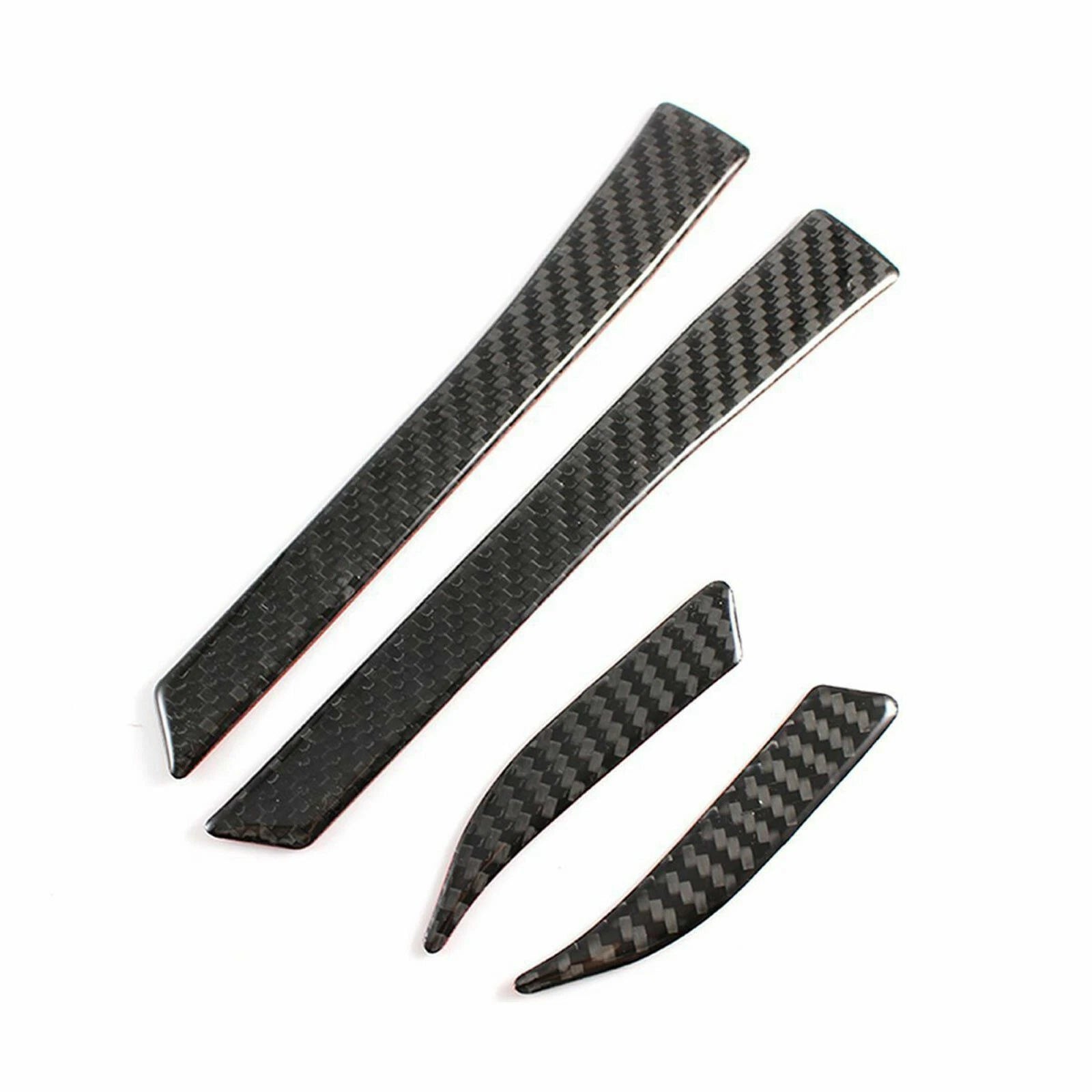 Carbon Fiber Rearview Mirror Trim Sticker for Ford Mustang 2015-2024