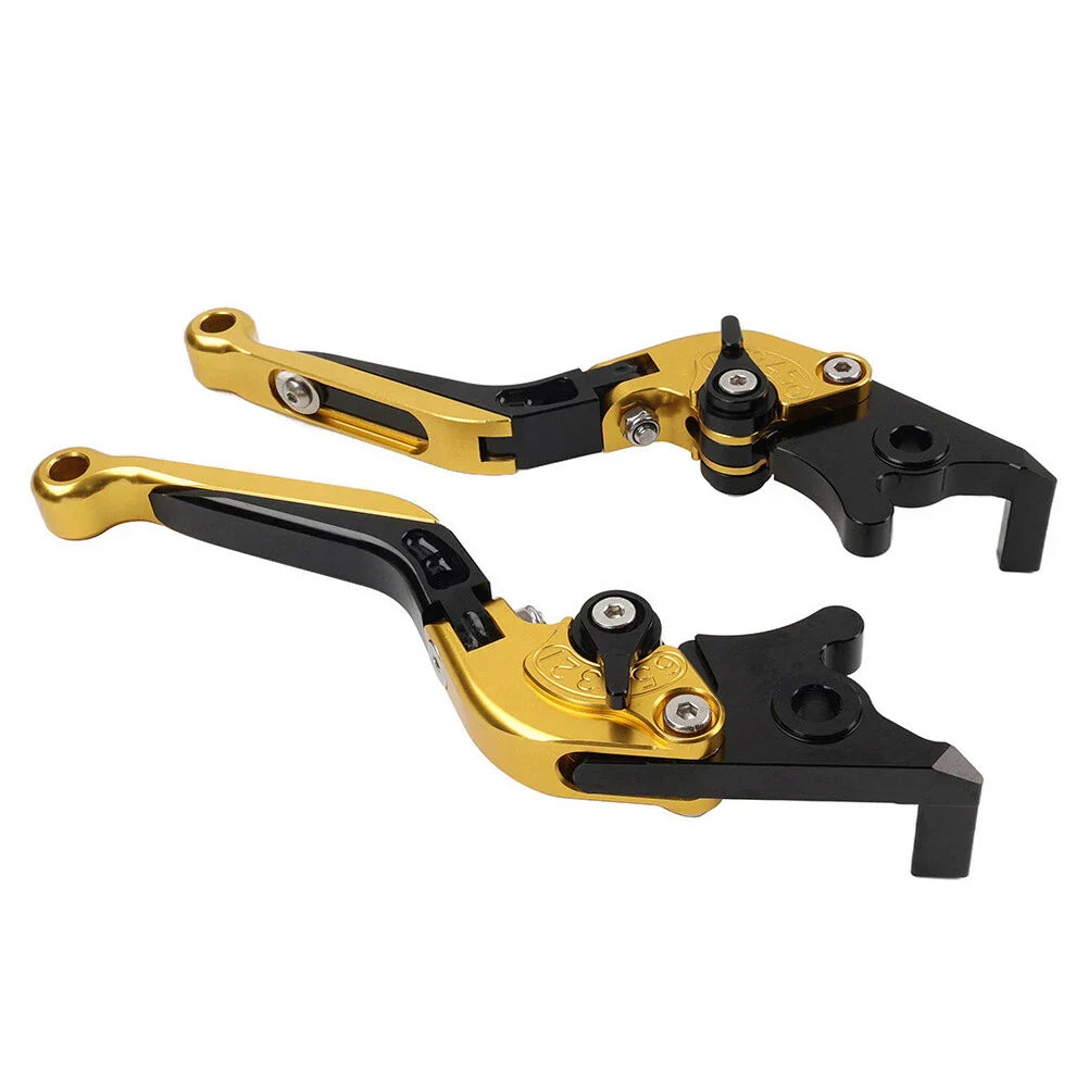 CNC Extendable Brake Clutch Levers for Honda VFR1200F (2010-2014) Gold