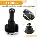 5 Speed Gear Shifter Knob with Cover for VW Polo (2010–2013)