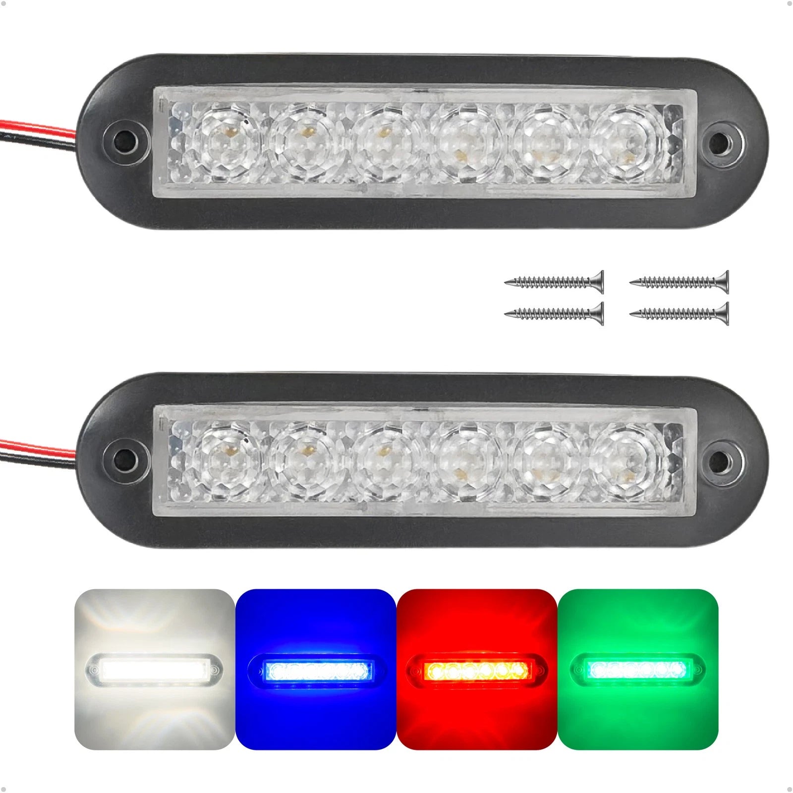 4" RGBW LED Boat Interior Lights for Five Oceans (IP67 Waterproof, 12V)