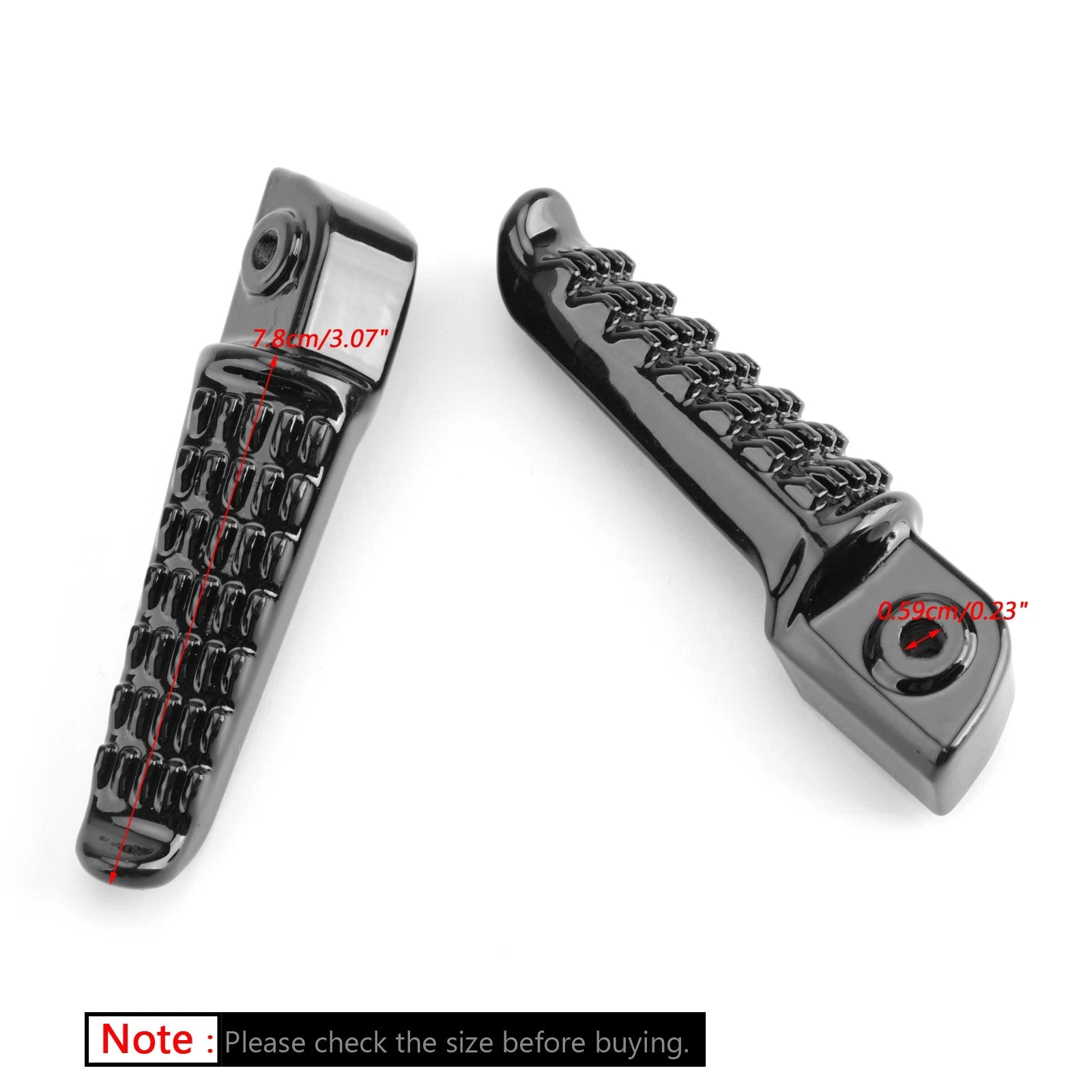 Rear Foot Peg Footrest for Kawasaki Ninja EX250 EX300 ZX14 ZZR1200 (2008–2023)