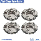 Set of 4 Chrome Wheel Center Hub Caps for Ford Expedition (1999–2000)