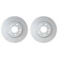 Set of 2 Hella Front 284mm Disc Brake Rotors for W124 260E 300D W201 190E