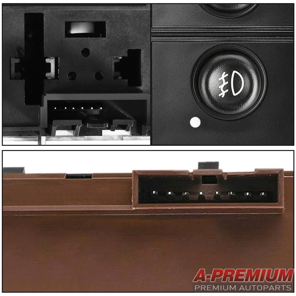 4X4 Selector Switch & Fog Light Switch for Chevrolet Silverado GMC