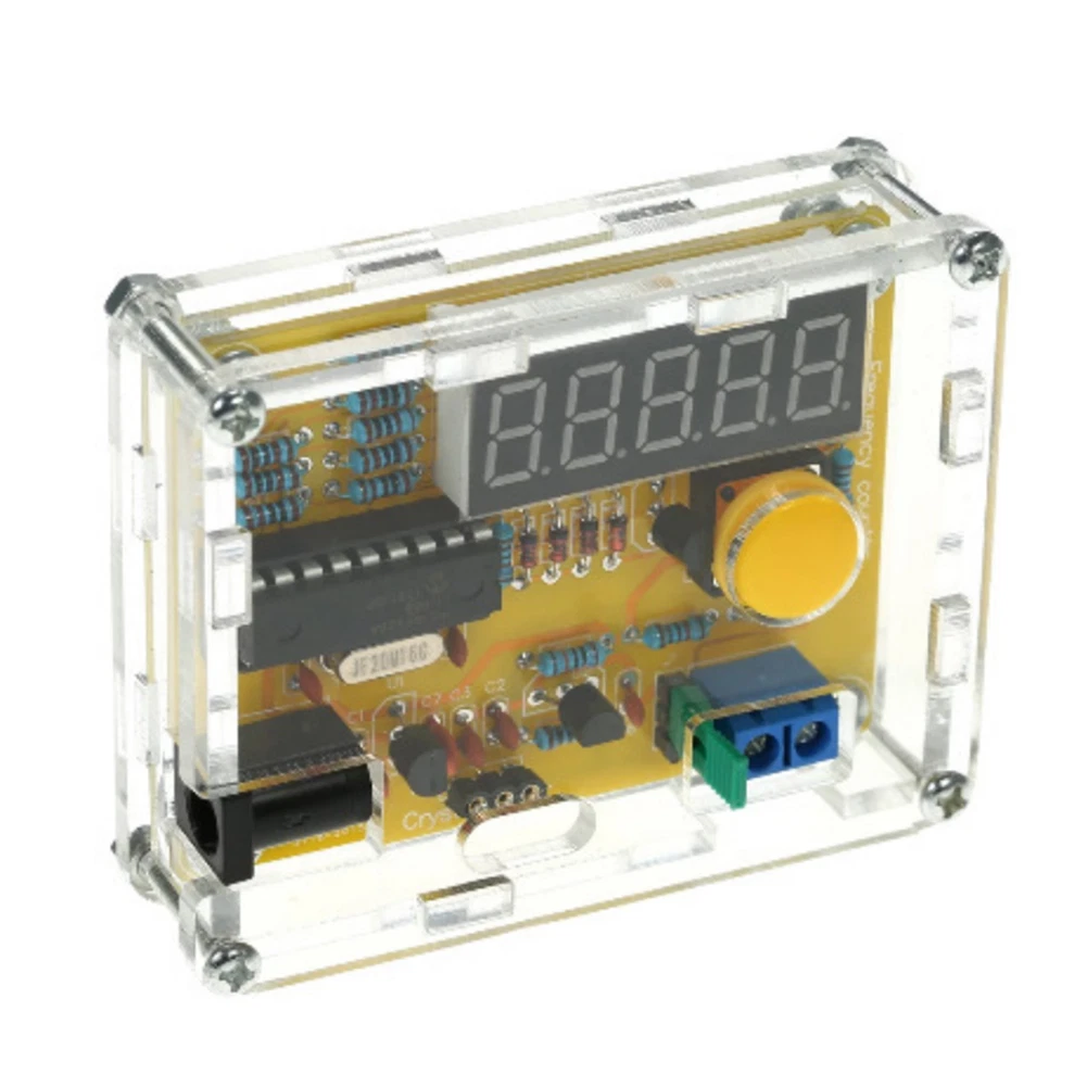LED Display Frequency Counter for Crystal Oscillators (1Hz to 50MHz)