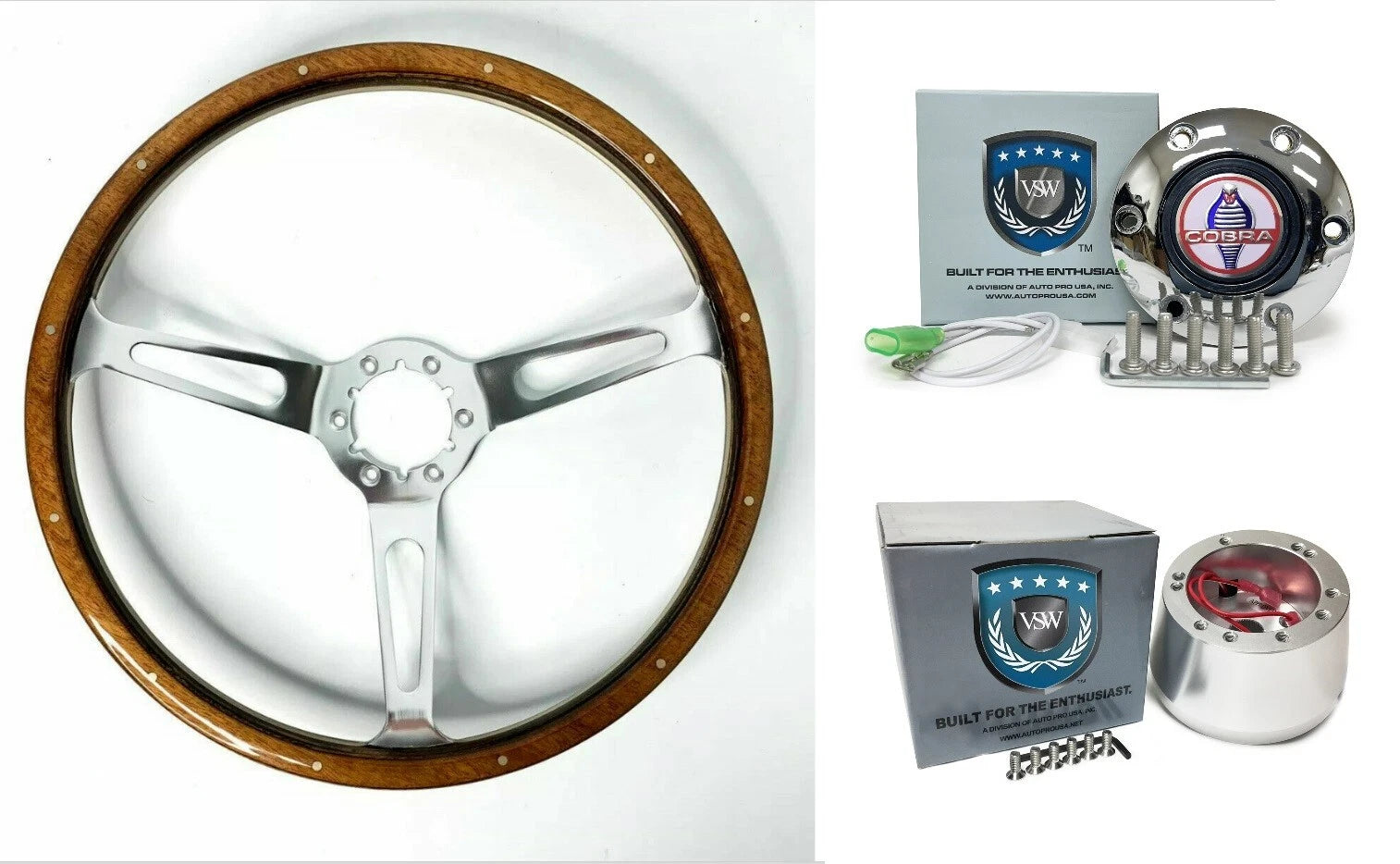 Steering Wheel Horn Button Adapter for 1968–1978 Ford Mustang (Cobra)